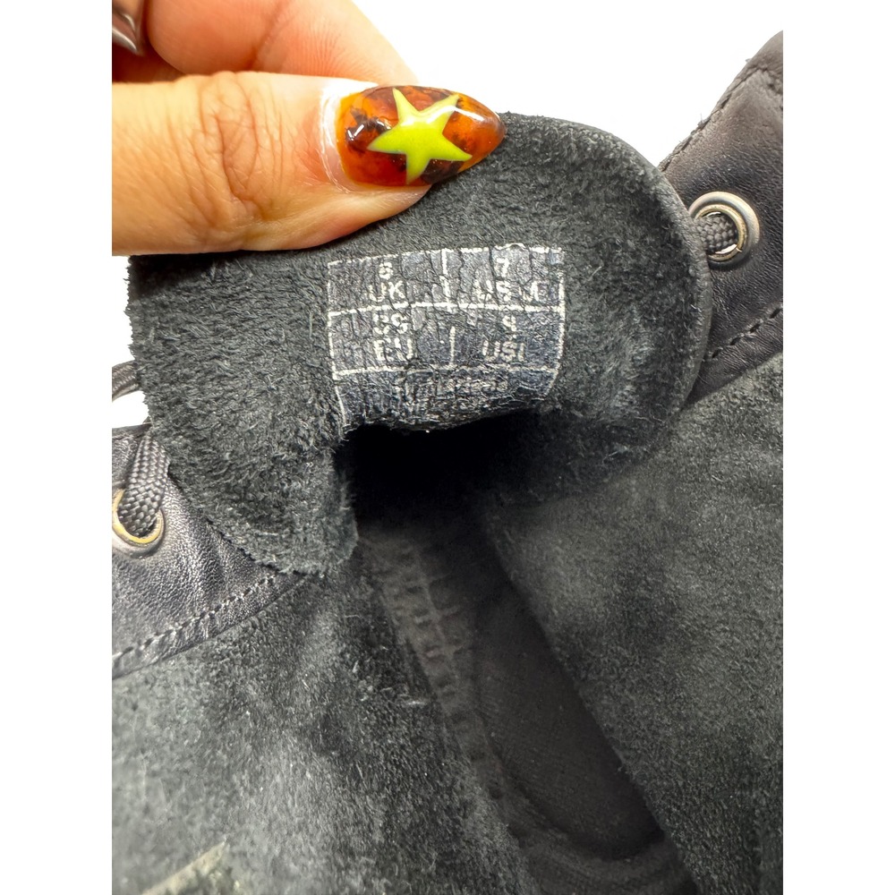 Dr. Martens 1460 Virginia Leather Black Lace Up‎ Combat Boots Women 8 US L - Picture 5 of 5